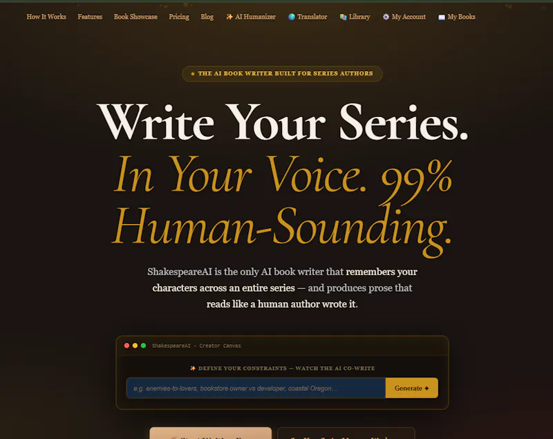 ShakespeareAI 2.0 screenshot 2