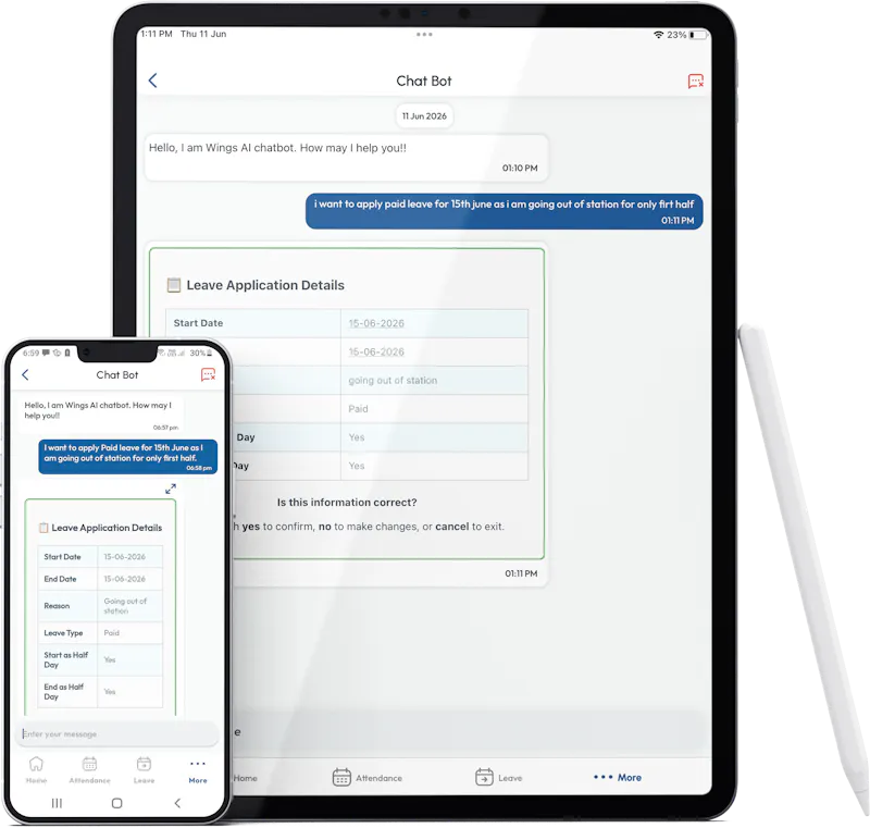 wings office | Ai Powered HRMS Software screenshot 3