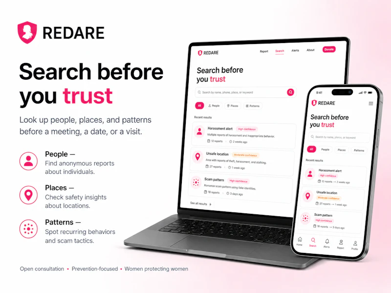 REDARE: Women Safety Alerts screenshot 3