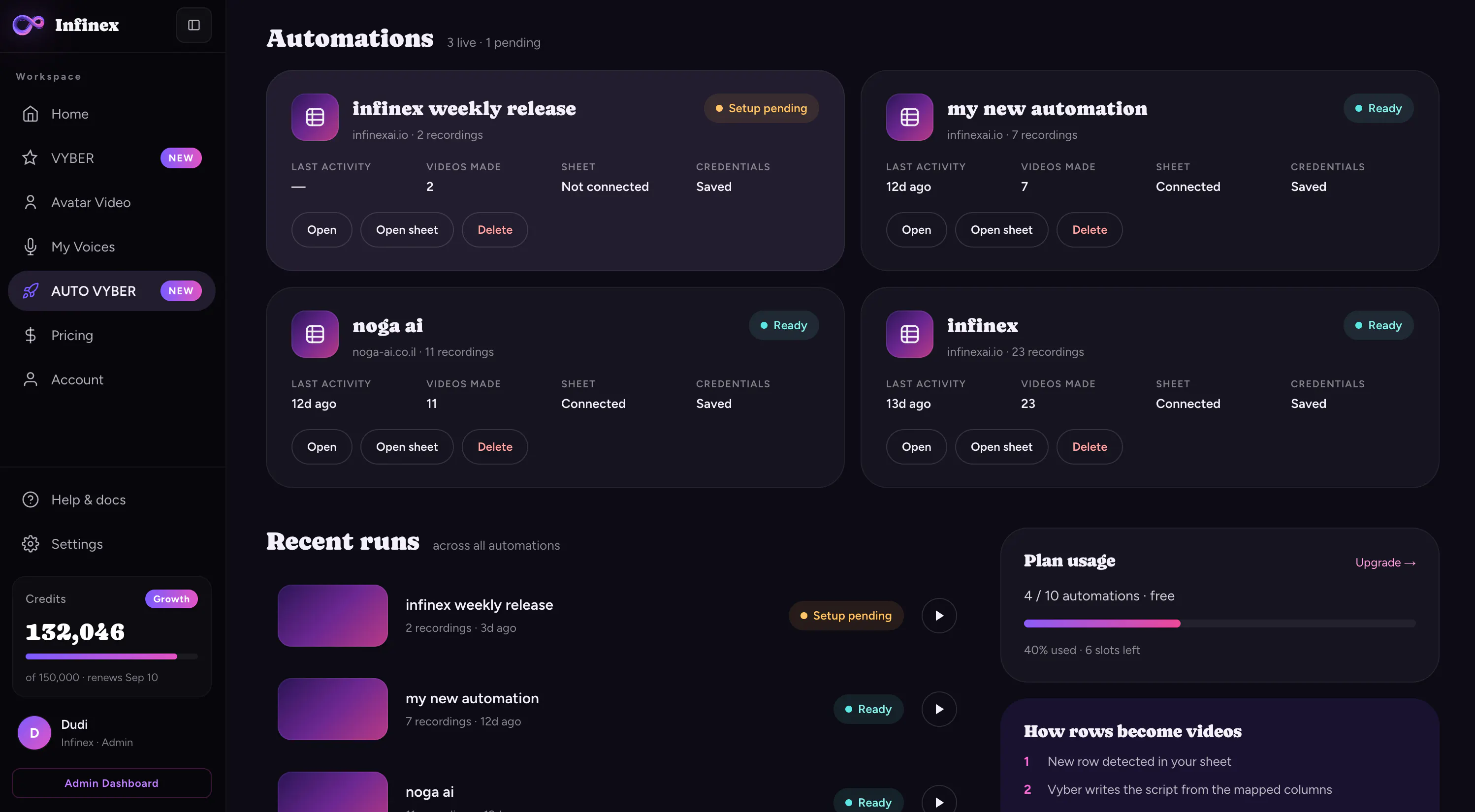 www.infinexai.io gallery image