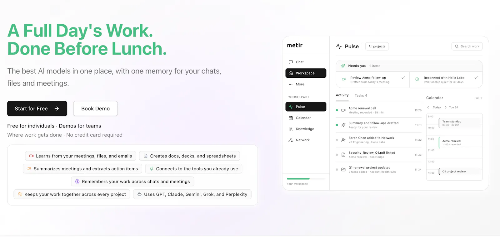 Metir AI screenshot 2