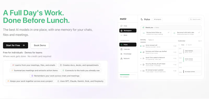 Metir AI screenshot 2