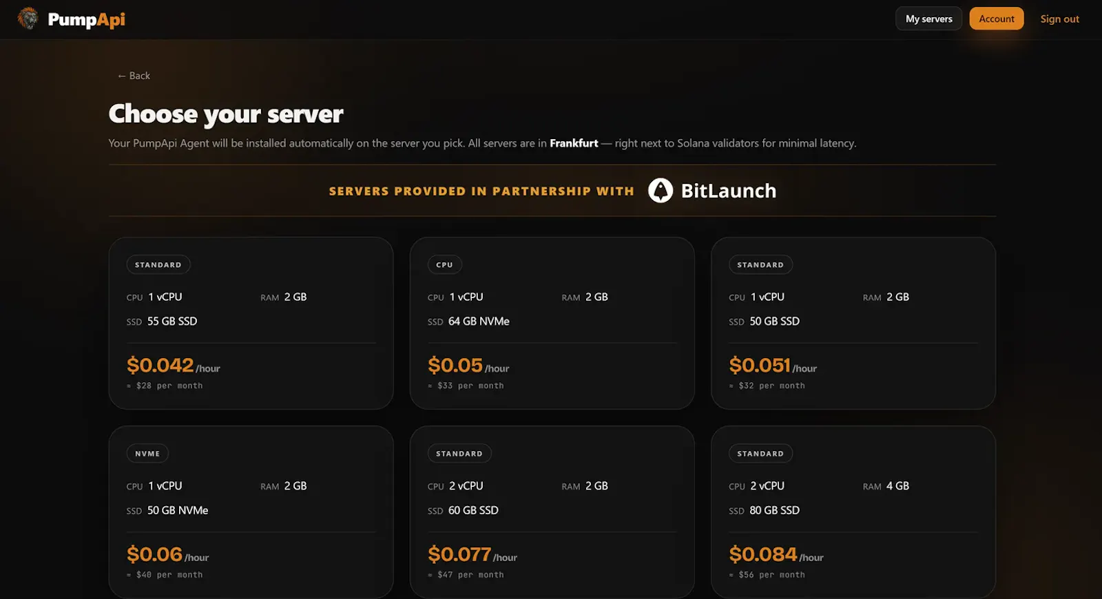 PumpApi Agent screenshot 2