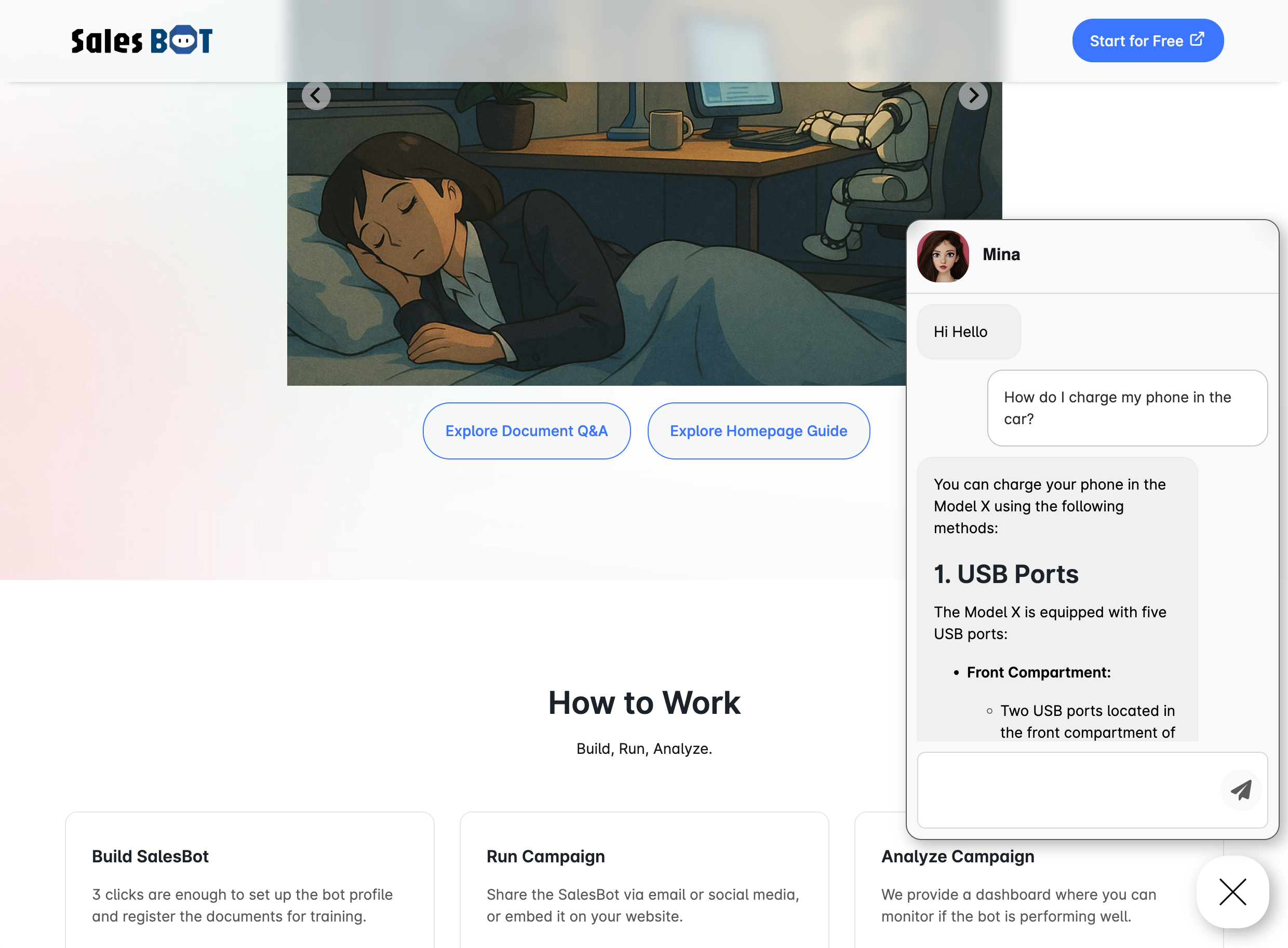 SalesBot gallery image