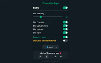 Privacy Blur for WhatsApp gallery image