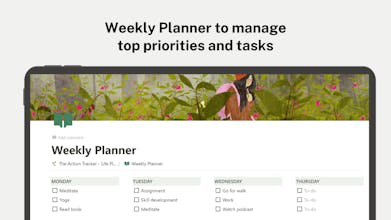 The Action Tracker - Life Planner gallery image