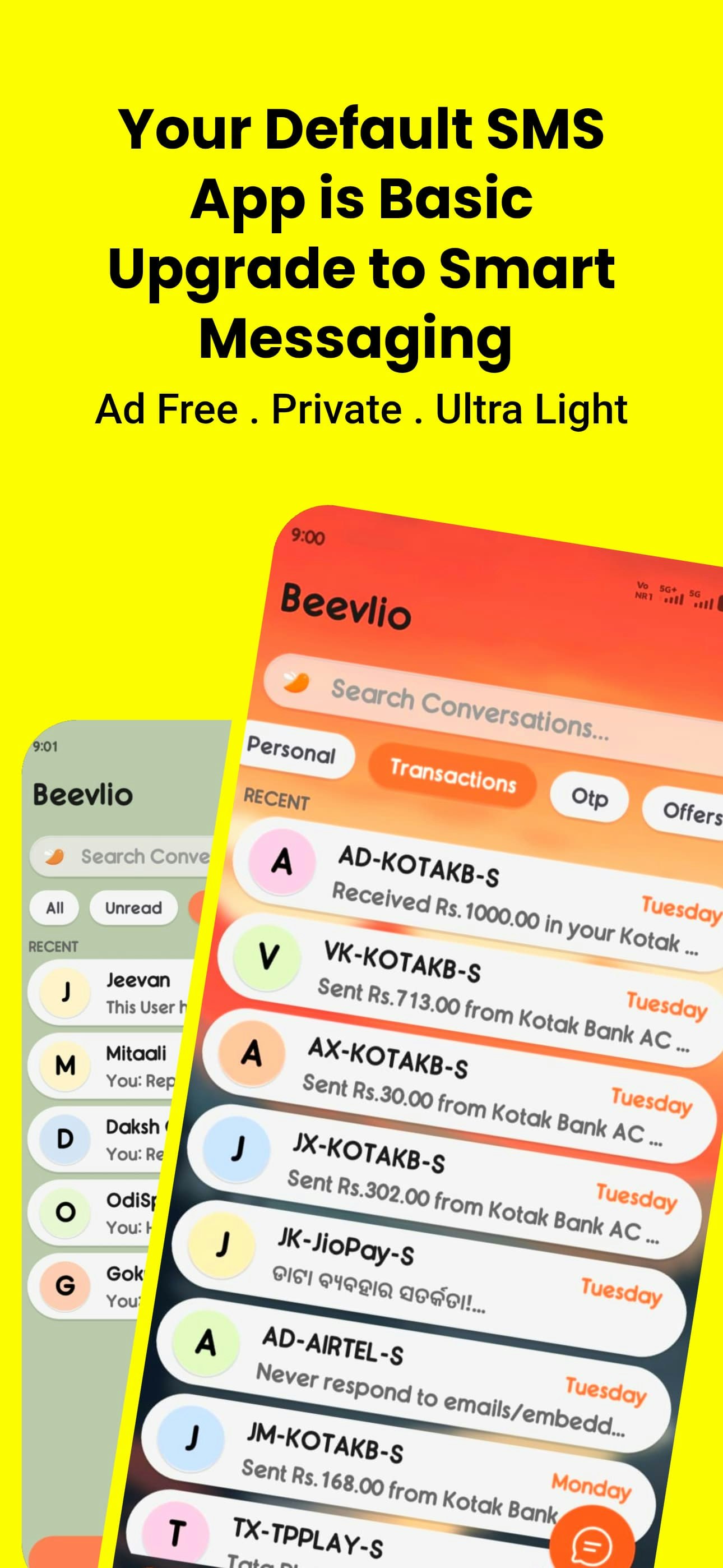 Beevlio SMS Organizer  gallery image