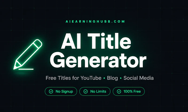 AI Title Generator by AIEarningHubb screenshot 1