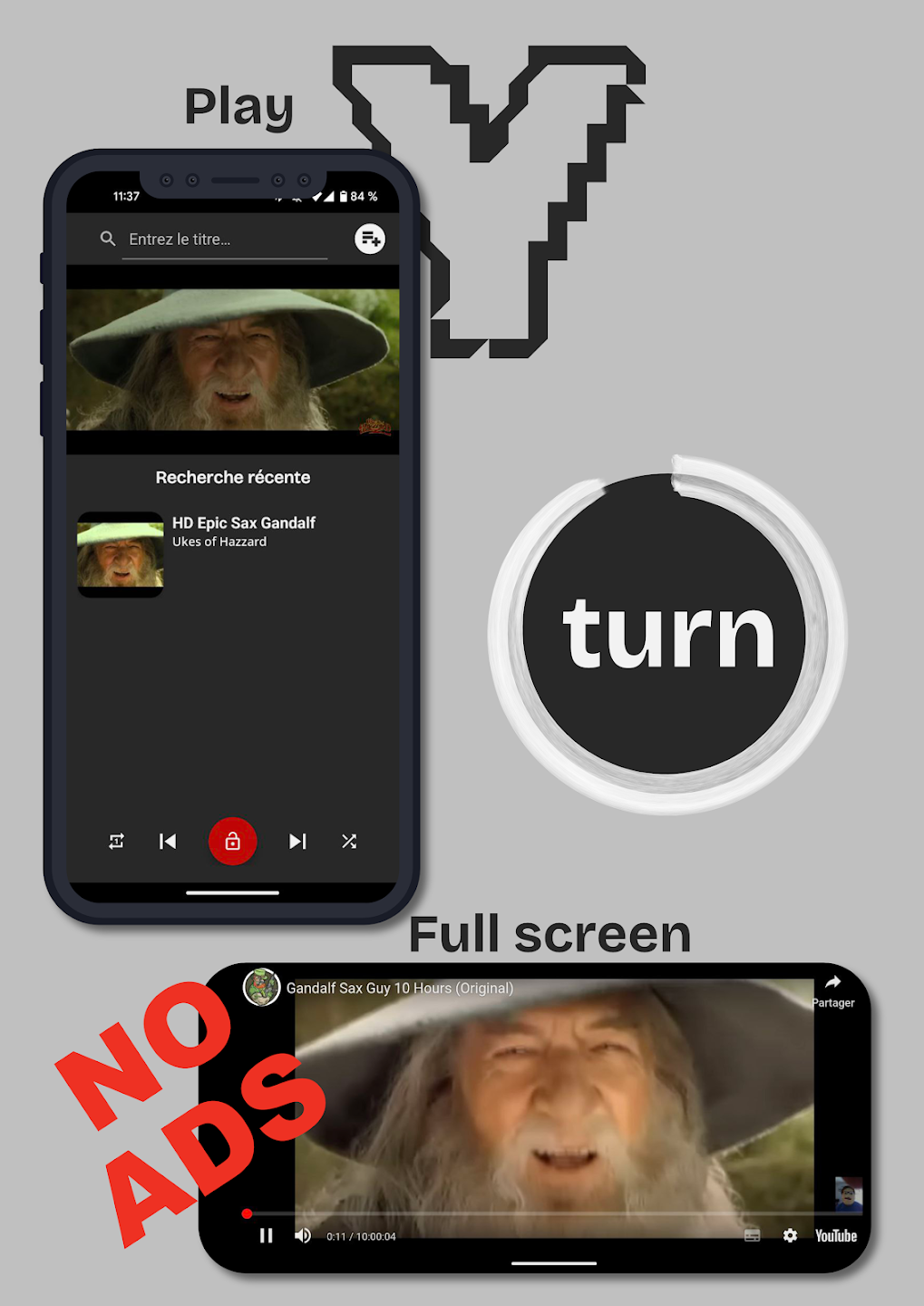 YouTube，是的，但是沒有廣告 - YouTube視頻在背景和沒有廣告中 media 3