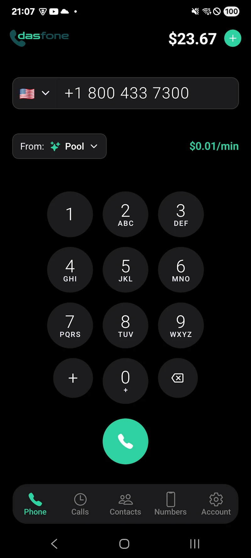 dasfone screenshot 2