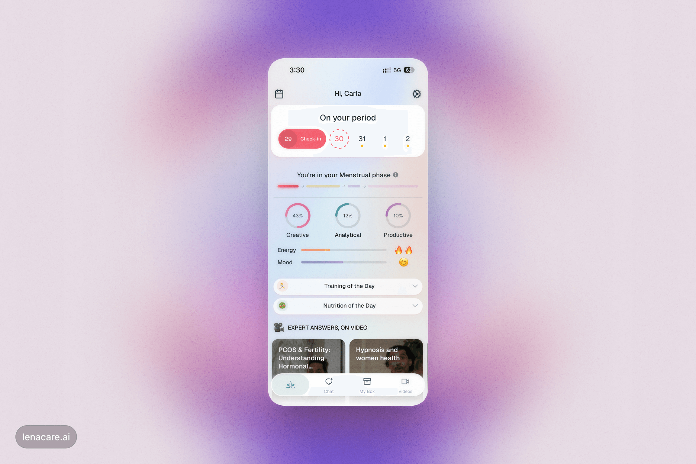 Lena Care - Screenshot 2 showing product features and functionality