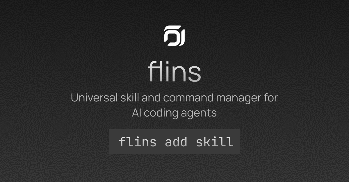 flins - Main product screenshot demonstrating key features and user interface