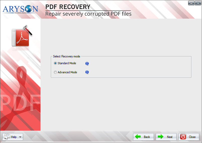أداة استرداد PDF media 3