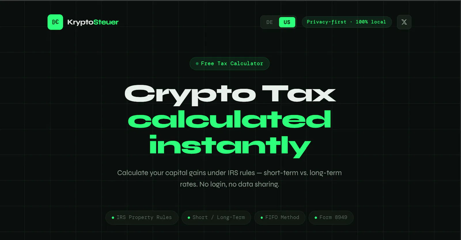 KryptoSteuer screenshot 1