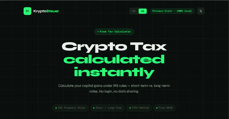 KryptoSteuer screenshot 1