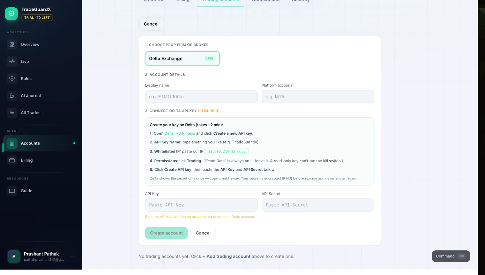 TradeGuardX screenshot 5