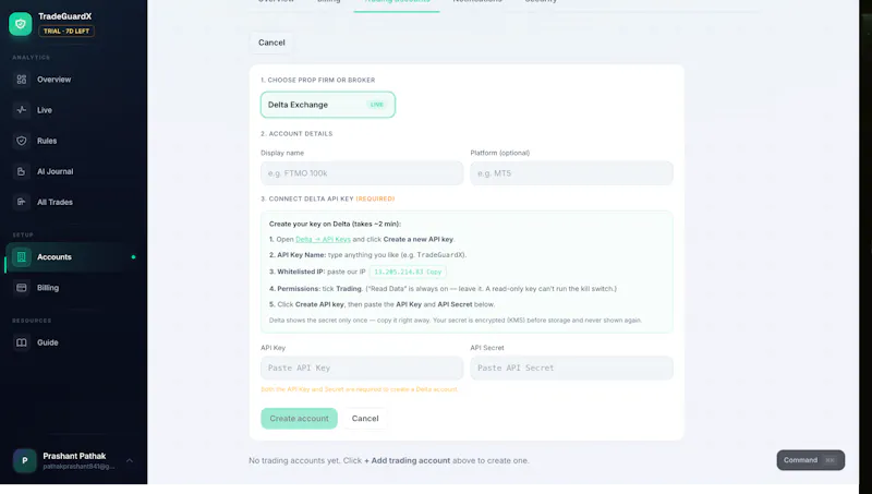 TradeGuardX screenshot 5