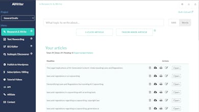 AI Writer - Better content in less time! gallery image