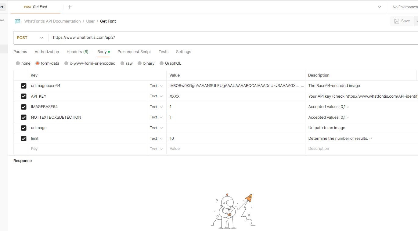 Whatfontis API - Identificador de fuente a través de API media 2