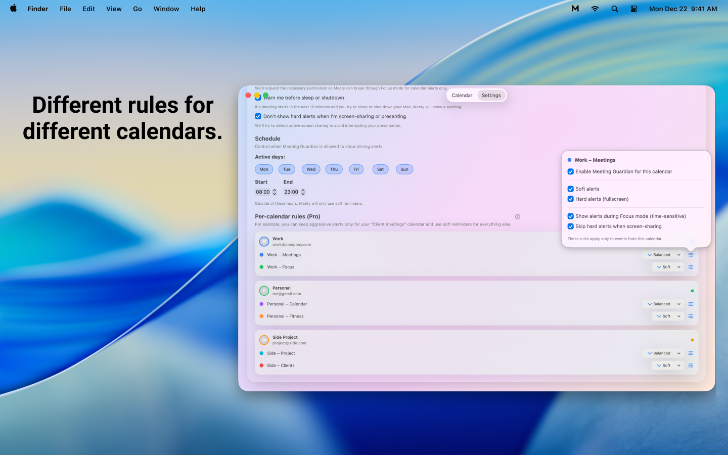 Meety 2.0 - Screenshot 3 showing product features and functionality