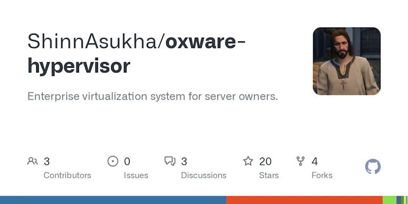 OXware Hypervisor screenshot 2