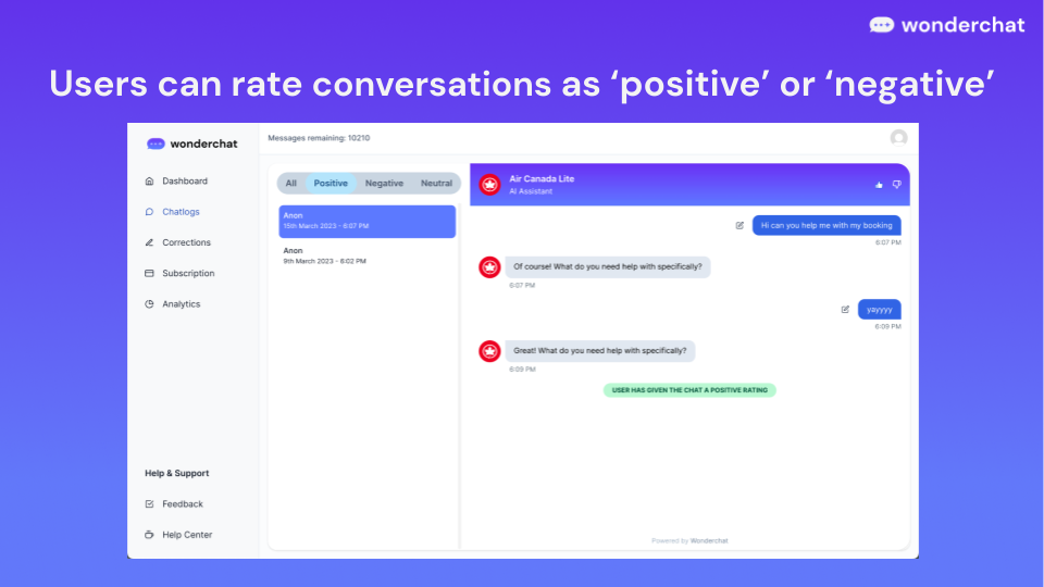 Média Se merveille - Créez des chatbots AI personnalisés à partir du lien de votre site Web en 5 minutes 6