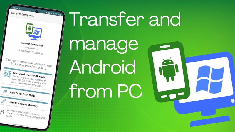 Droid Transfer screenshot 1 (video preview)