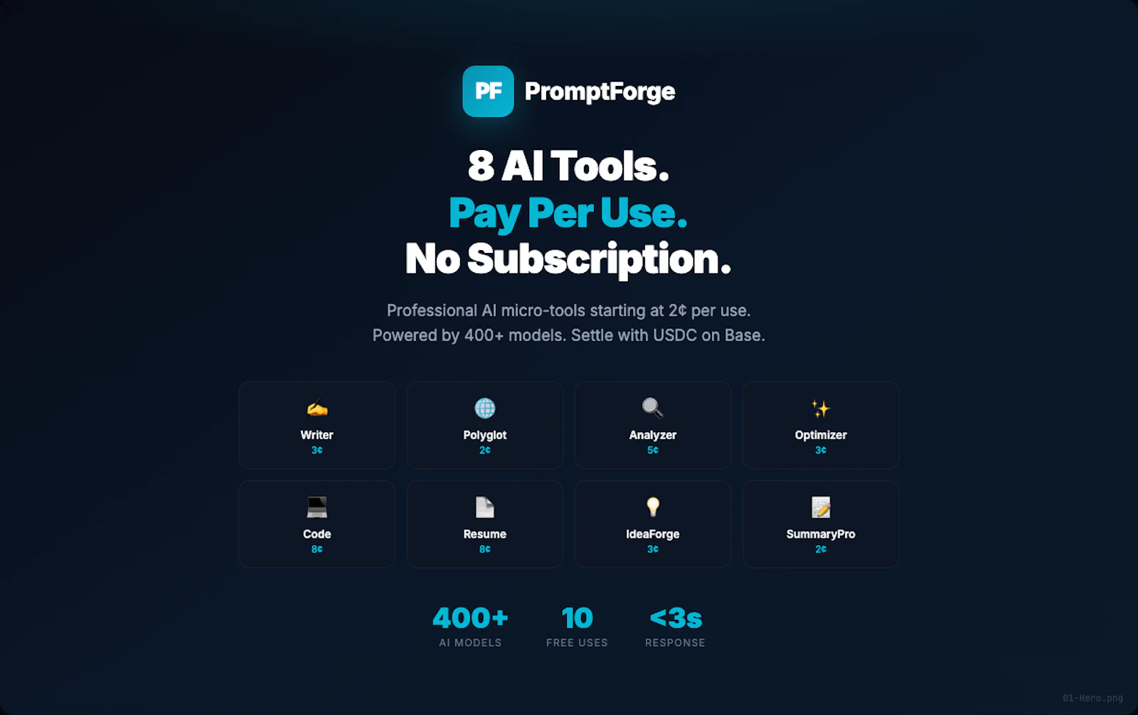 PromptForge screenshot 1
