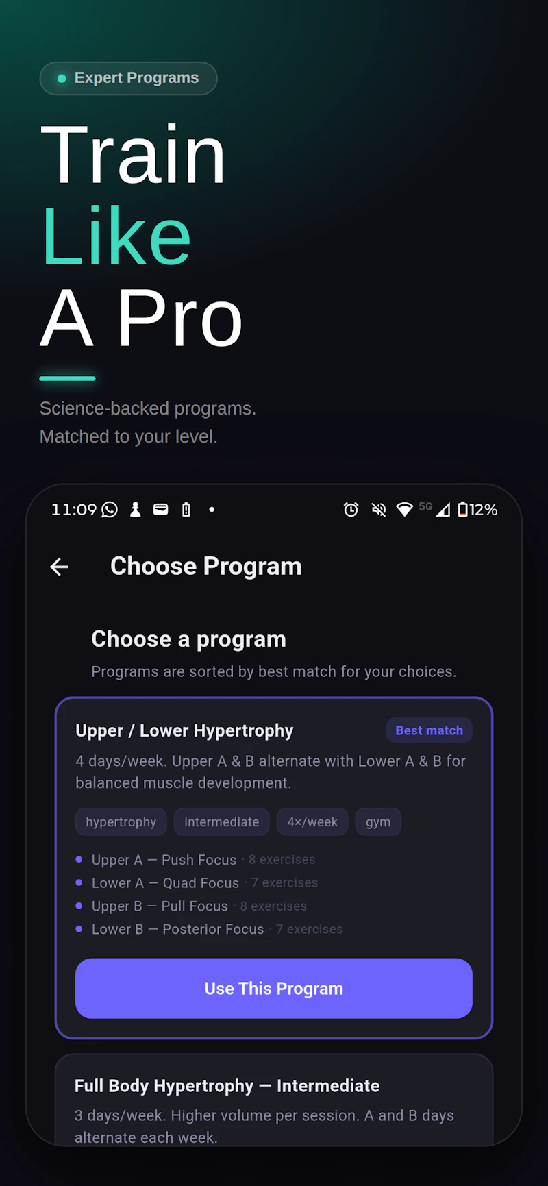 GainLog: Gym Progress Tracker screenshot 4