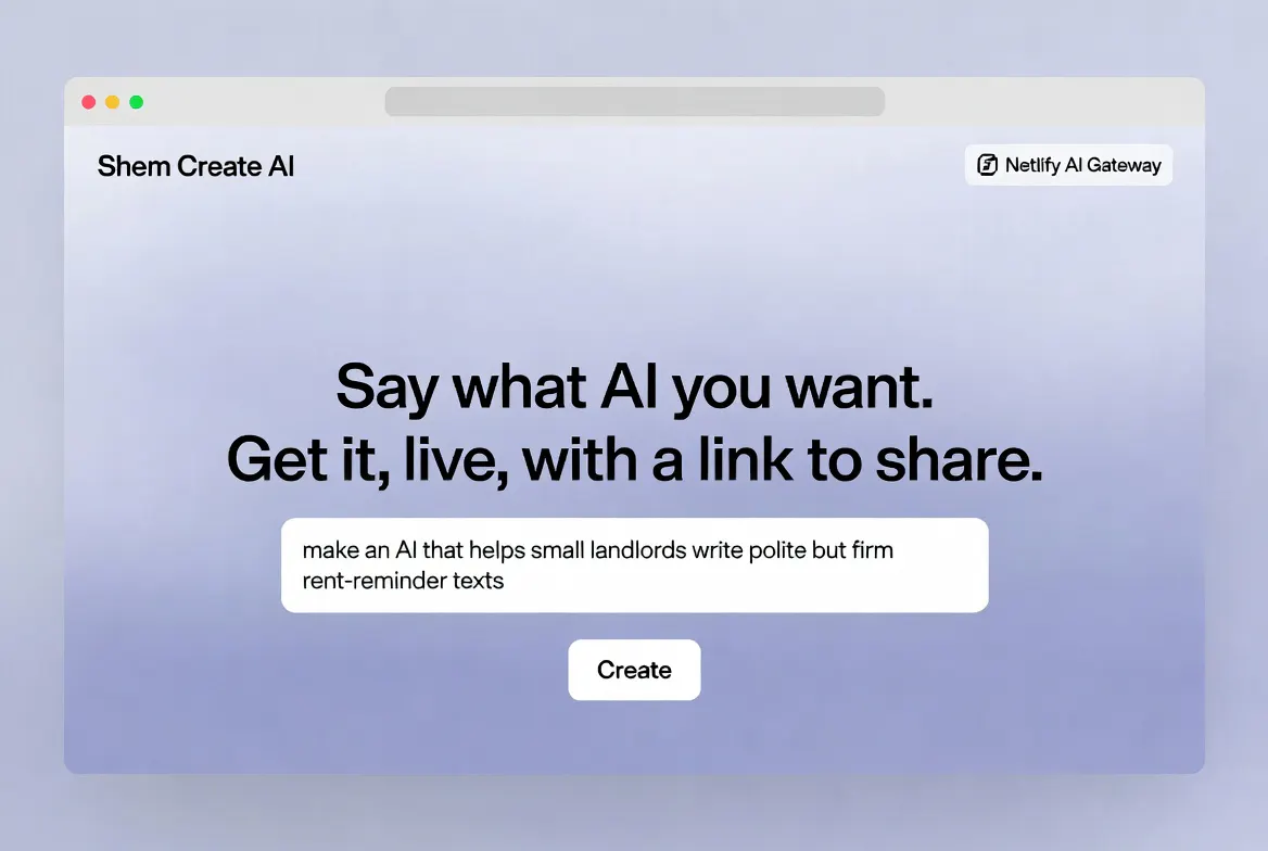Create AI Free With 1 Prompt