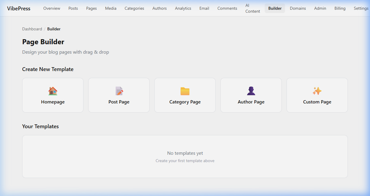 VibePress - Screenshot 5 showing product features and functionality