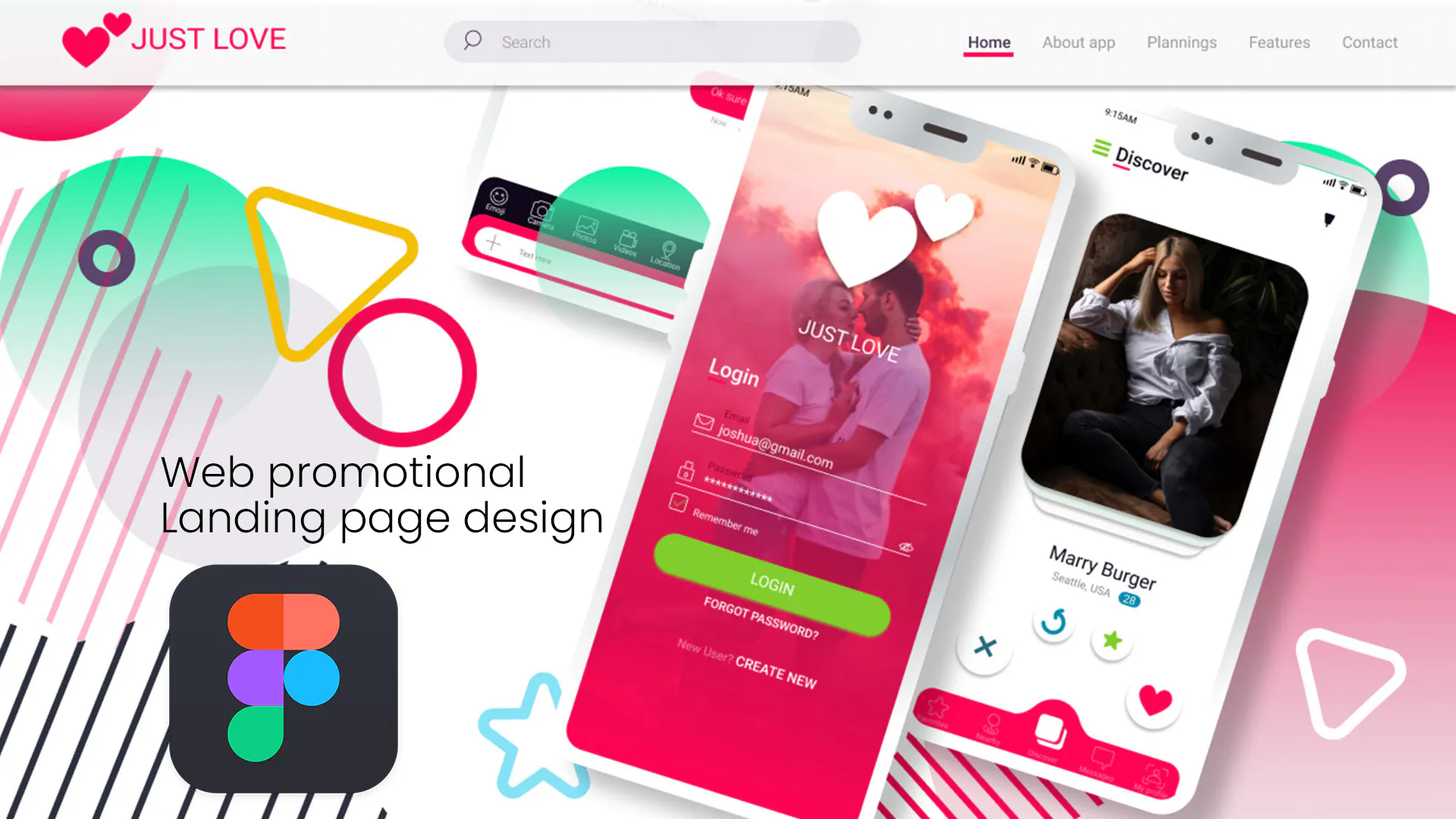 Figma tutor design promotional website