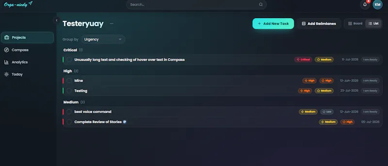 Orga-nicely screenshot 2