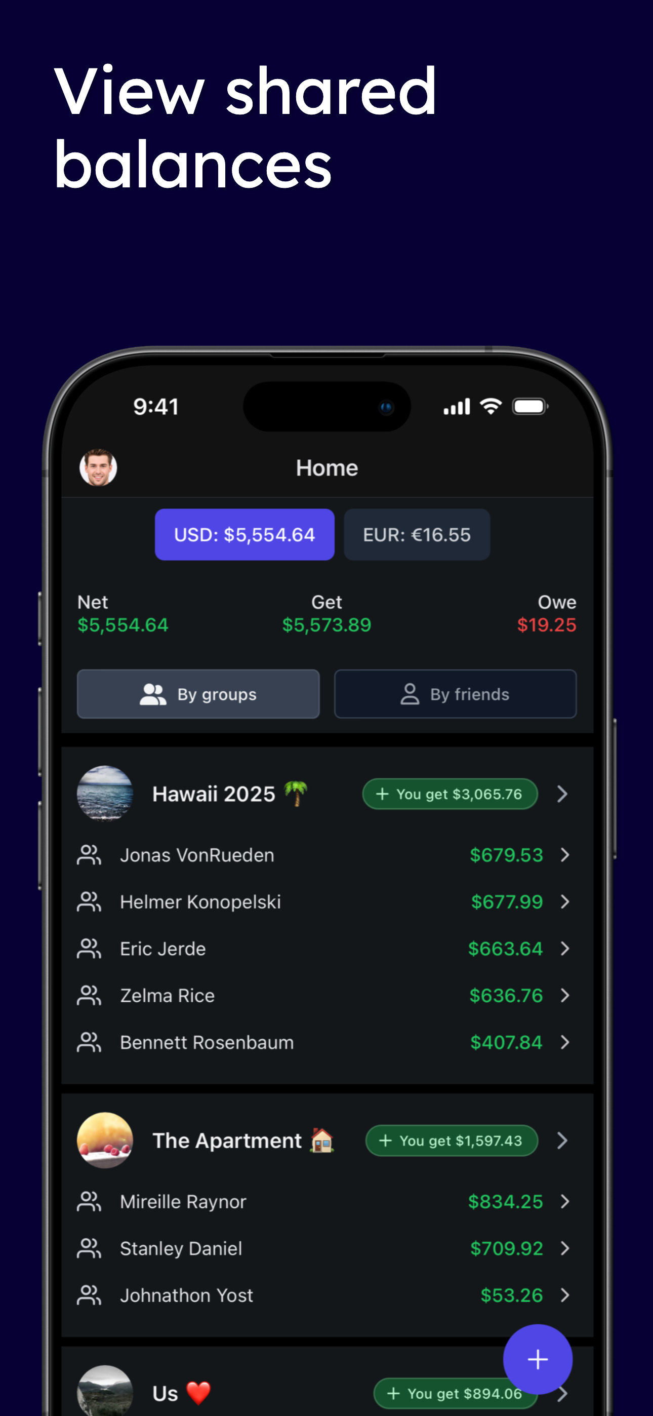 SplitMyExpenses on iOS & Android gallery image