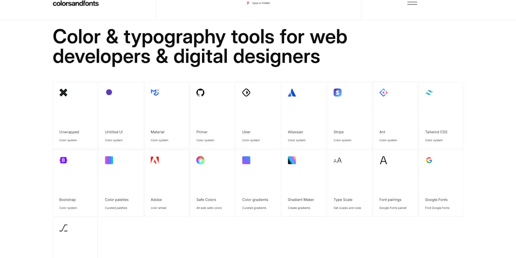 Font Tech Color Colors and Fonts: Colors, fonts & resources for Developers & Digital ...