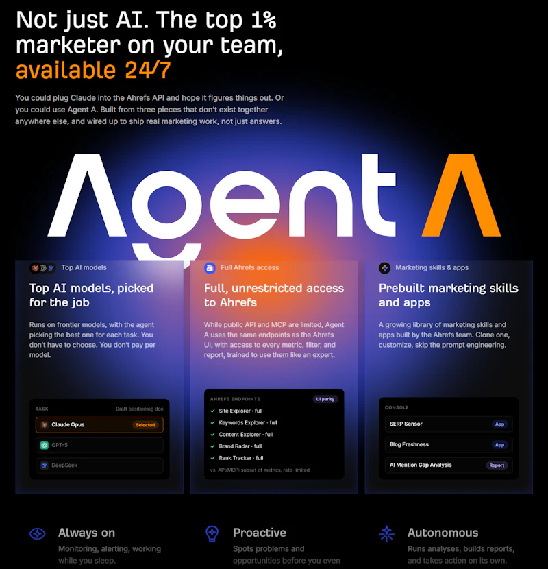 Agent A by Ahrefs screenshot 6