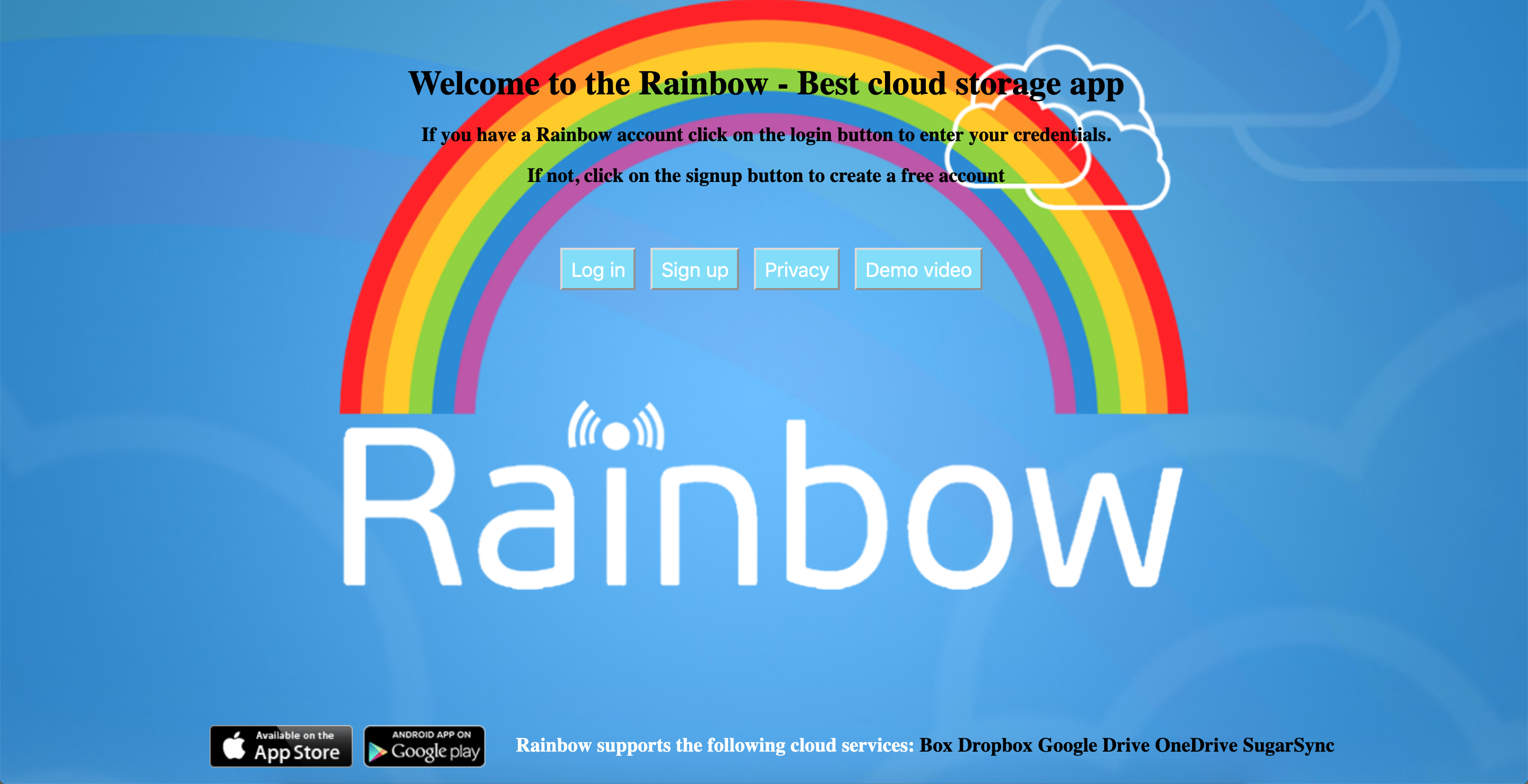 Rainbow - Best cloud storage app gallery image