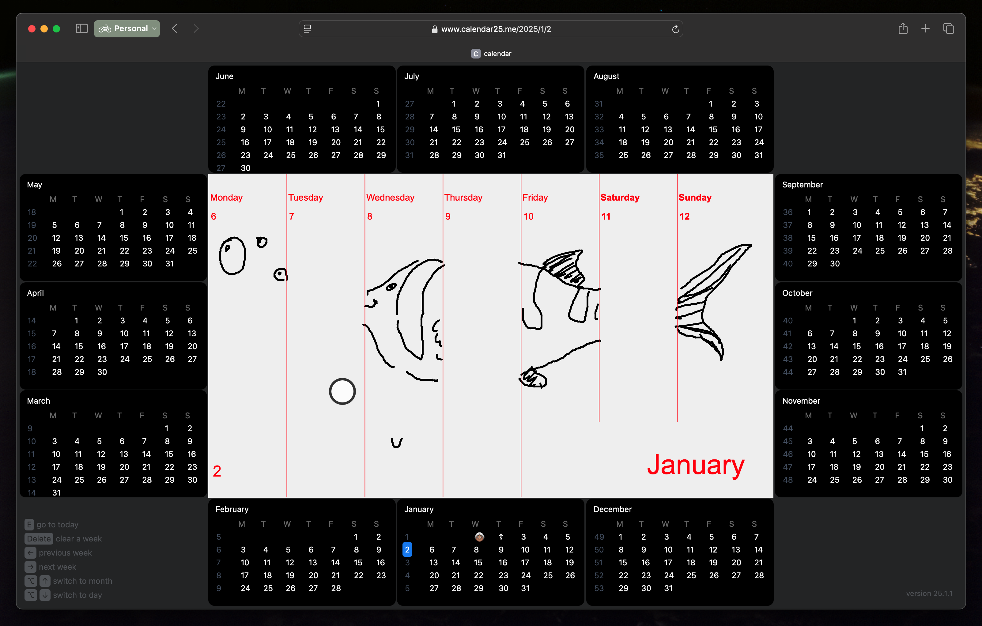 Kalender 25 media 2