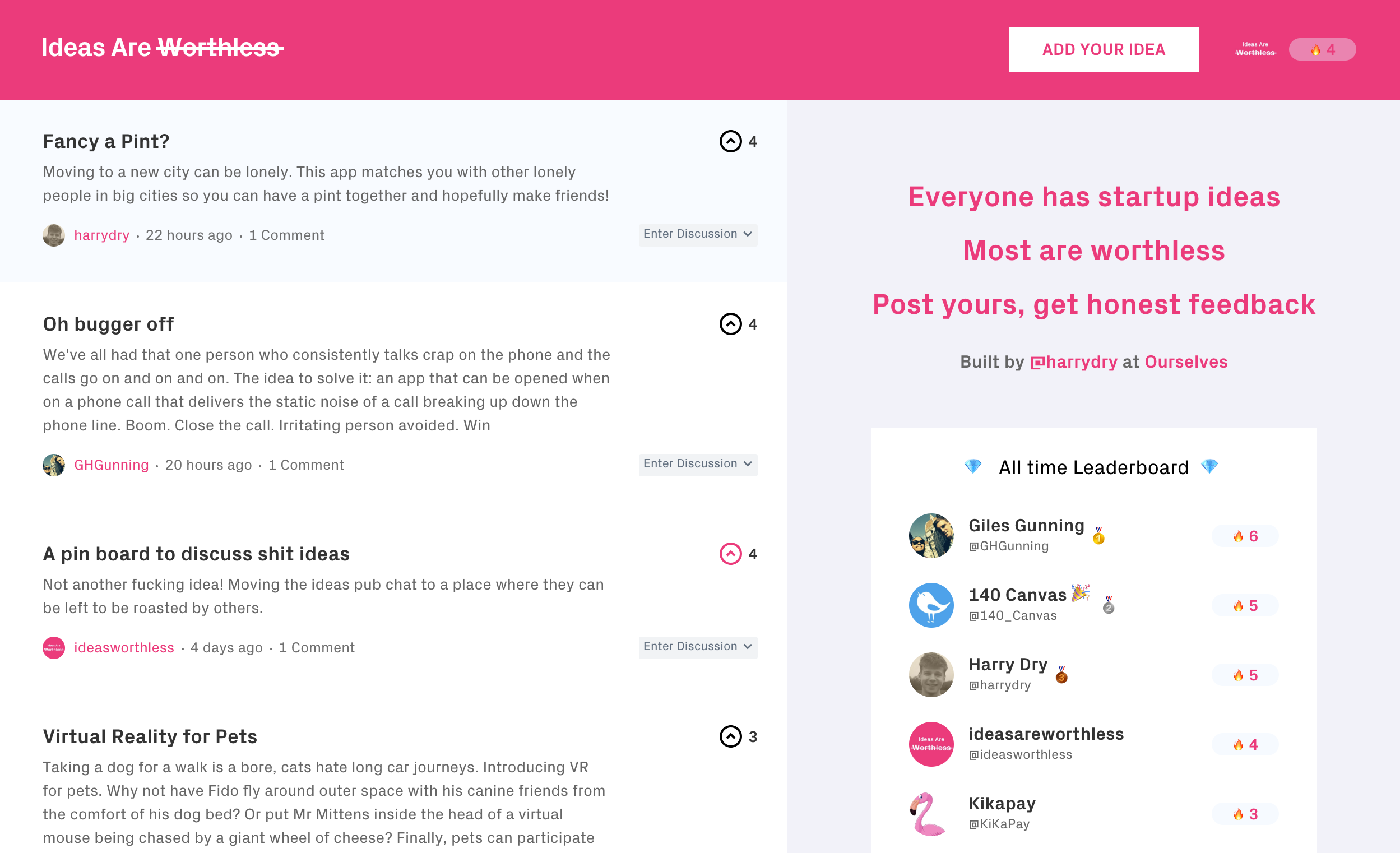 Ideas Are Worthless Image