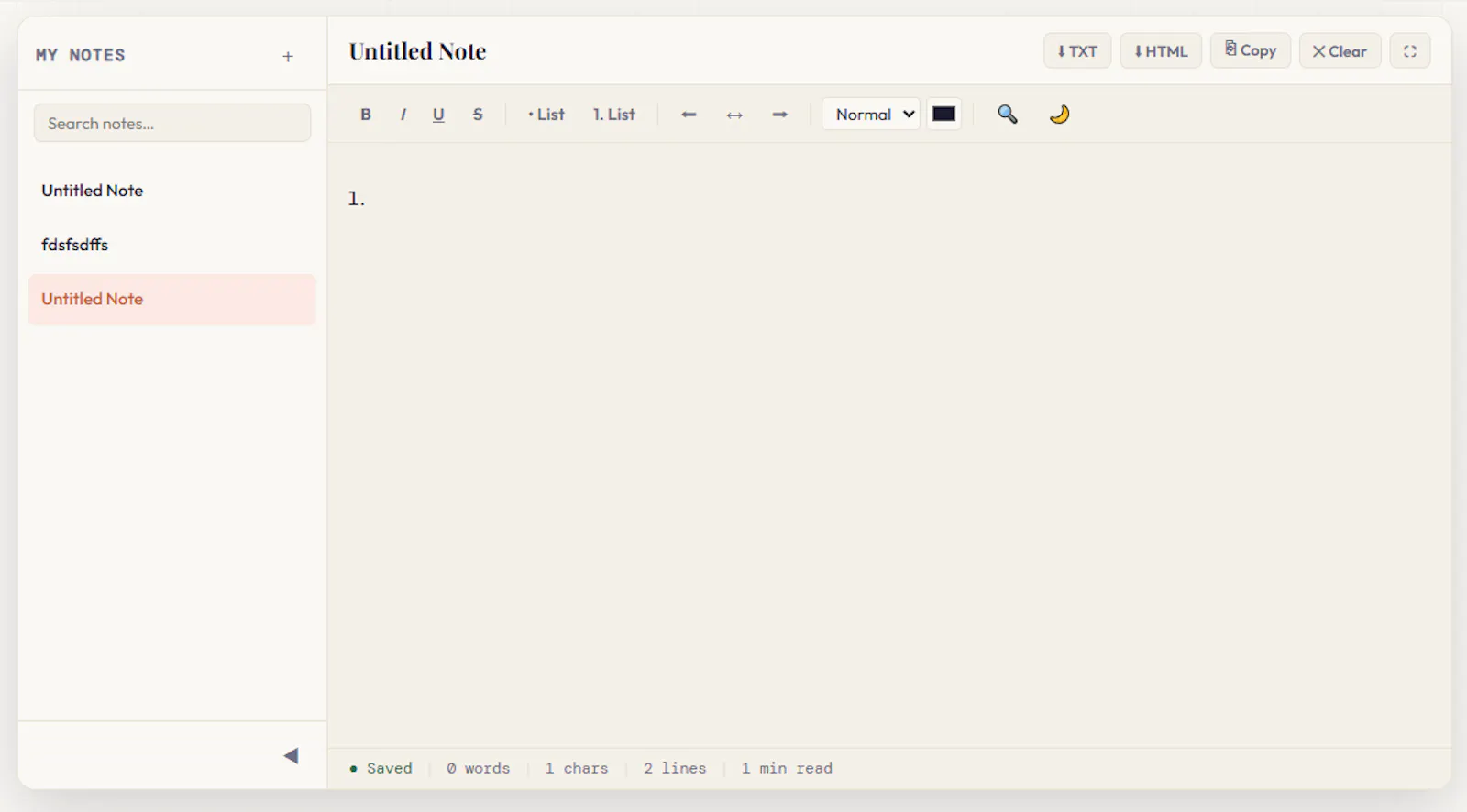 Notepad & Diary Online screenshot 7