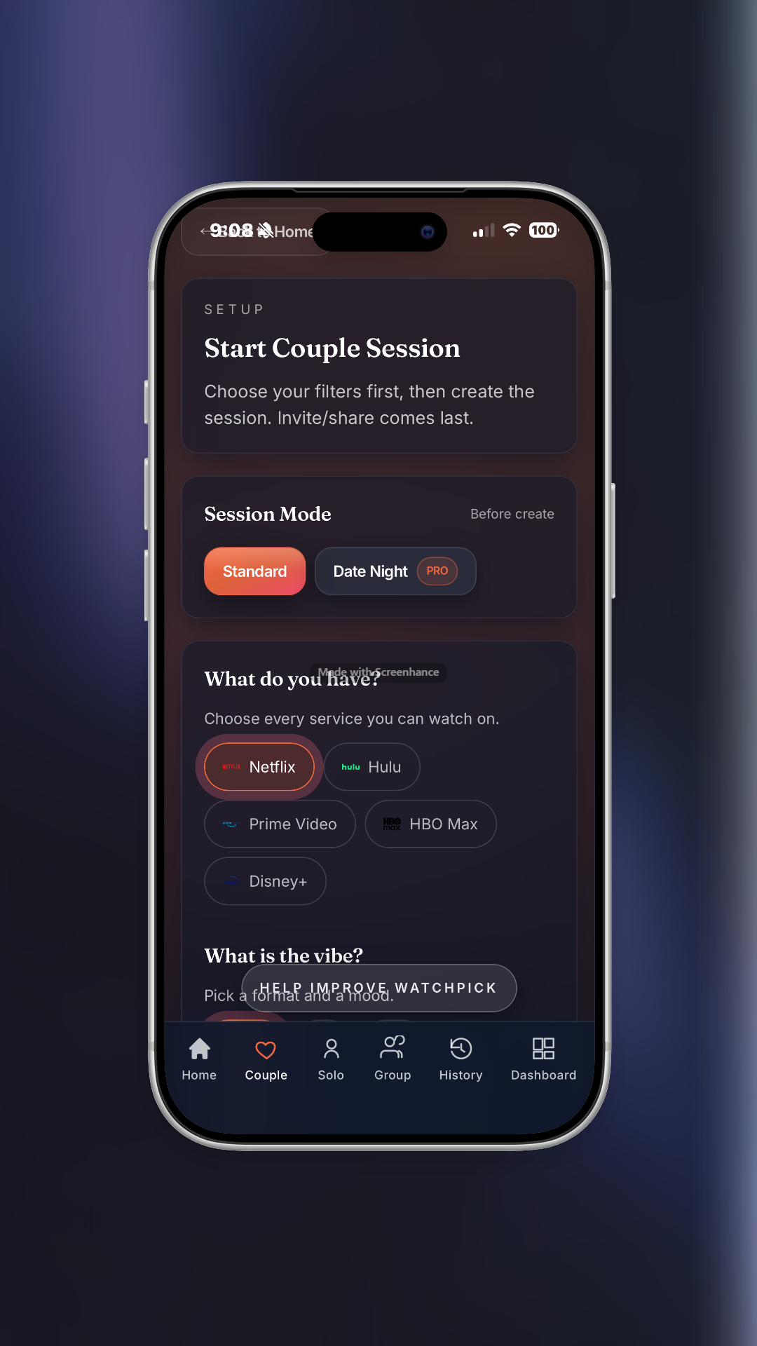 WatchPick — Tinder for movies/shows gallery image