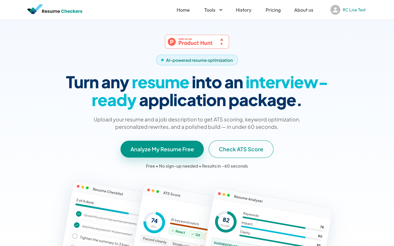 Resume Checkers gallery image