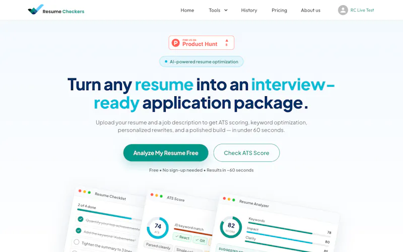 Resume Checkers screenshot 2