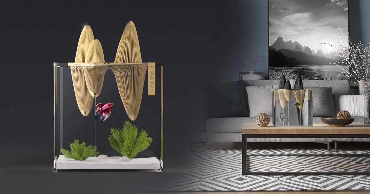 Orbium - Designer Aquarium Inspired by Chinese Landscapes gallery image