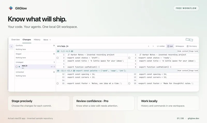 GitGlow screenshot 2