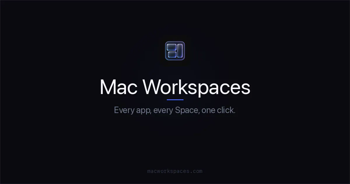Mac Workspaces gallery image