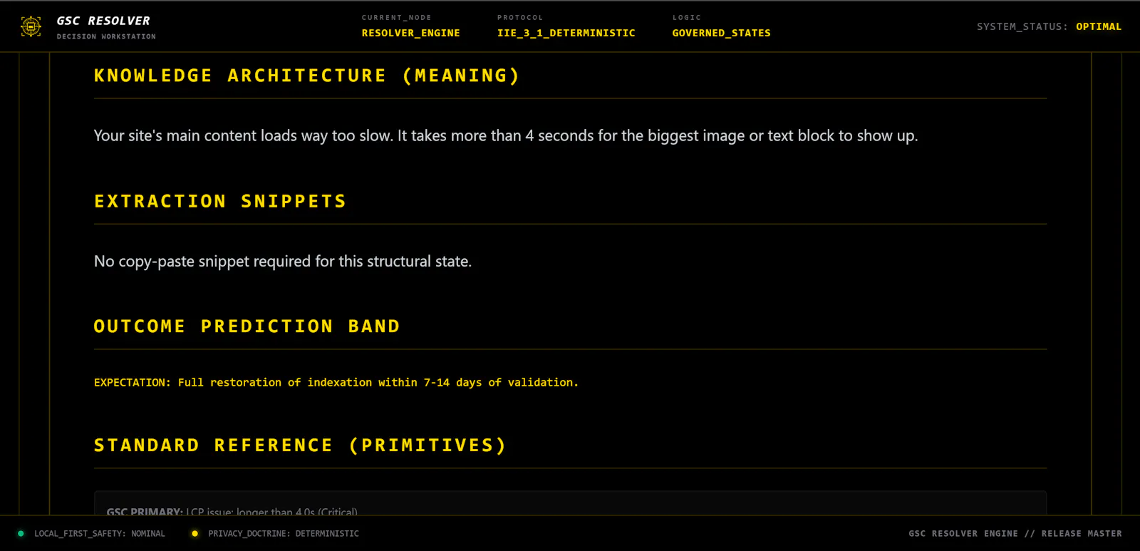GSC Resolver Engine screenshot 4