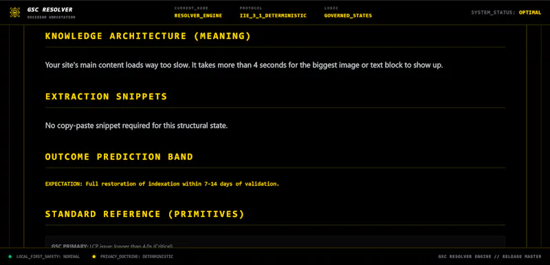 GSC Resolver Engine screenshot 4