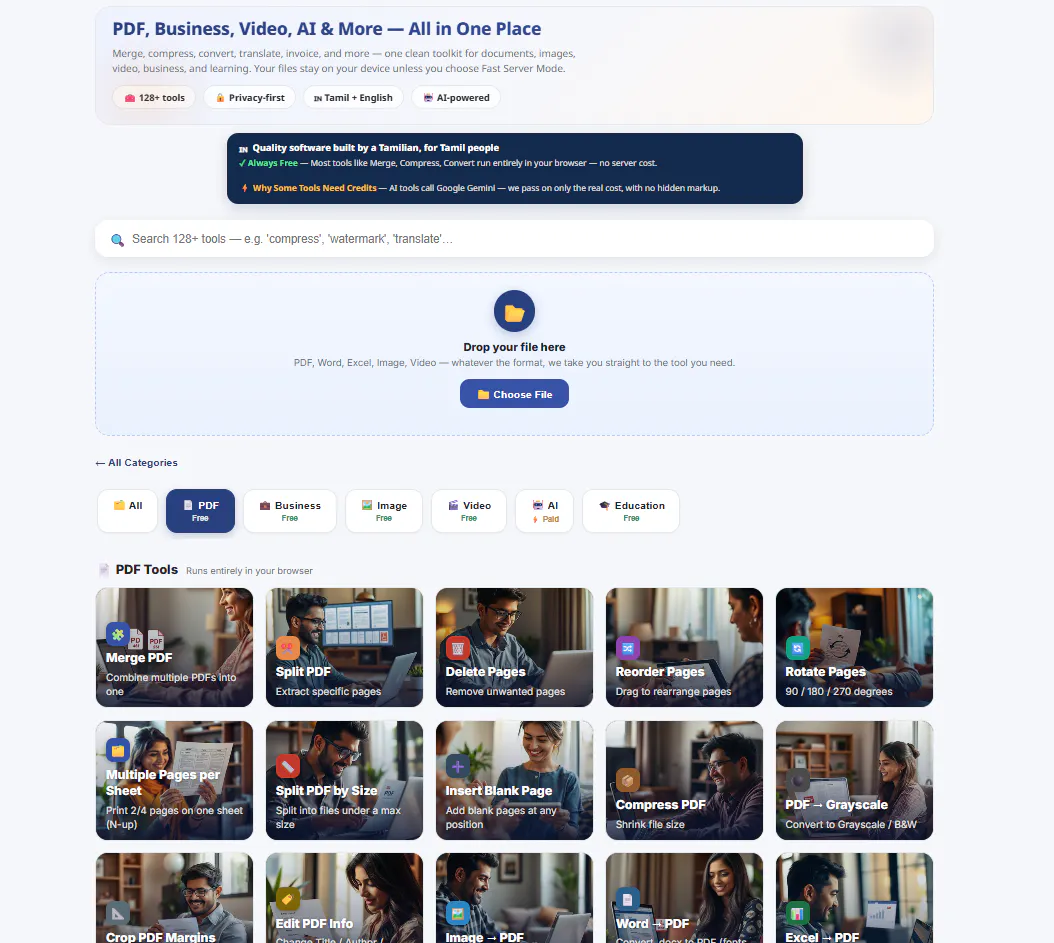 Free PDF Tools Online gallery image