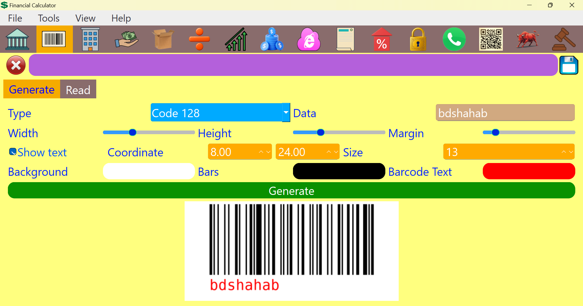 Financial Calculator 7.7 - Main product screenshot demonstrating key features and user interface